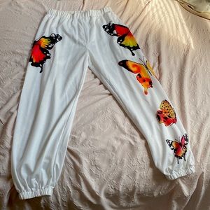 Shein butterfly womens sweatpants